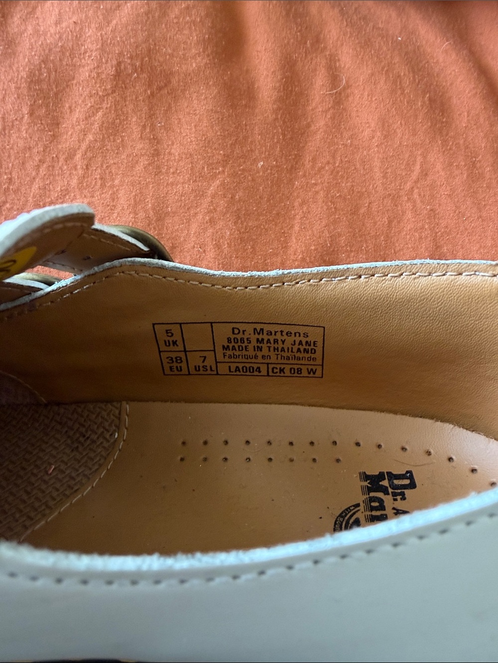 Dr. Martens White Mary Jane Shoes - Picture 6 of 7